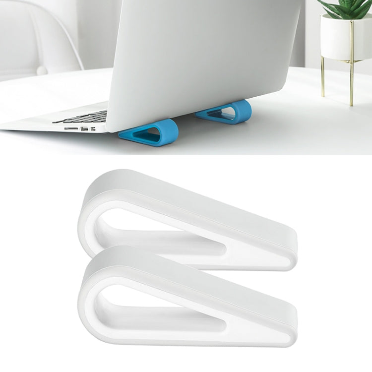 2 supports pour ordinateur portable simples réglables en hauteur pour une meilleure dissipation de la chaleur