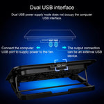 Support de refroidissement pour ordinateur portable ICE COOREL avec six ventilateurs silencieux et dissipateur thermique, Style : Ordinaire