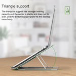 Support d'ordinateur portable portable et réglable, rehausseur de hauteur de bureau pliable avec dissipation thermique, style : ventilateur, style : ventilateur