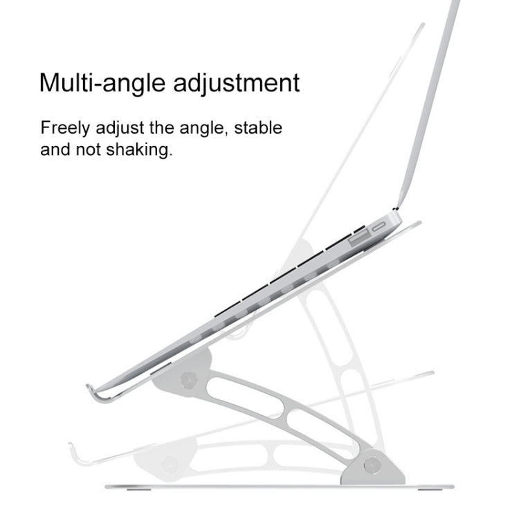 Laptop Aluminum Alloy Heat Dissipation Increase Base Suspension Holder