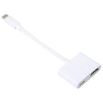 Convertisseur vidéo USB-C/Type-C vers HDMI+USB-C/Type-C, Type-C 4K/30HZ