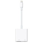 Câble de chargement de données 11 cm mâle 8 broches vers USB et 8 broches Adaptateur de lecteur d'appareil photo, supporte les systèmes à partir d'iOS 9.2