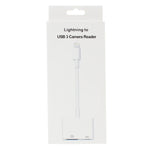 Câble de chargement de données 11 cm mâle 8 broches vers USB et 8 broches Adaptateur de lecteur d'appareil photo, supporte les systèmes à partir d'iOS 9.2