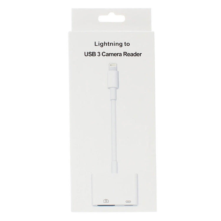 Câble de chargement de données 11 cm mâle 8 broches vers USB et 8 broches Adaptateur de lecteur d'appareil photo, supporte les systèmes à partir d'iOS 9.2