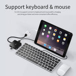 Câble de chargement de données 11 cm mâle 8 broches vers USB et 8 broches Adaptateur de lecteur d'appareil photo, supporte les systèmes à partir d'iOS 9.2
