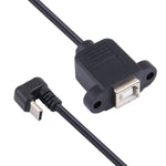 Câble connecteur femelle port d'impression carré de type B vers USB-C / Type-C mâle, Type-C vers type B carré