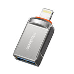 MCDODO USB 3.0 Femelle vers 8 Broches Mâle OTG Convertisseur Clé USB, 8 Broches