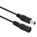 Câble d'extension prise d'alimentation DC femelle vers mâle 5,5 x 2,1 mm 22AWG de 1 m pour ordinateur portable, 1 m 5,5 x 2,1 mm