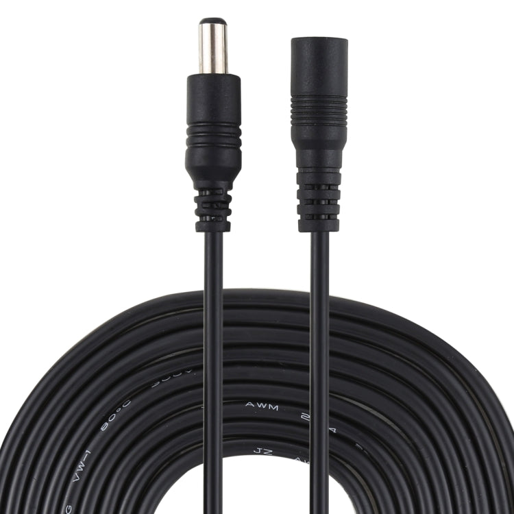 Câble d'extension prise d'alimentation DC femelle vers mâle 5,5 x 2,1 mm 22AWG de 2 m pour ordinateur portable, 2 m 5,5 x 2,1 mm