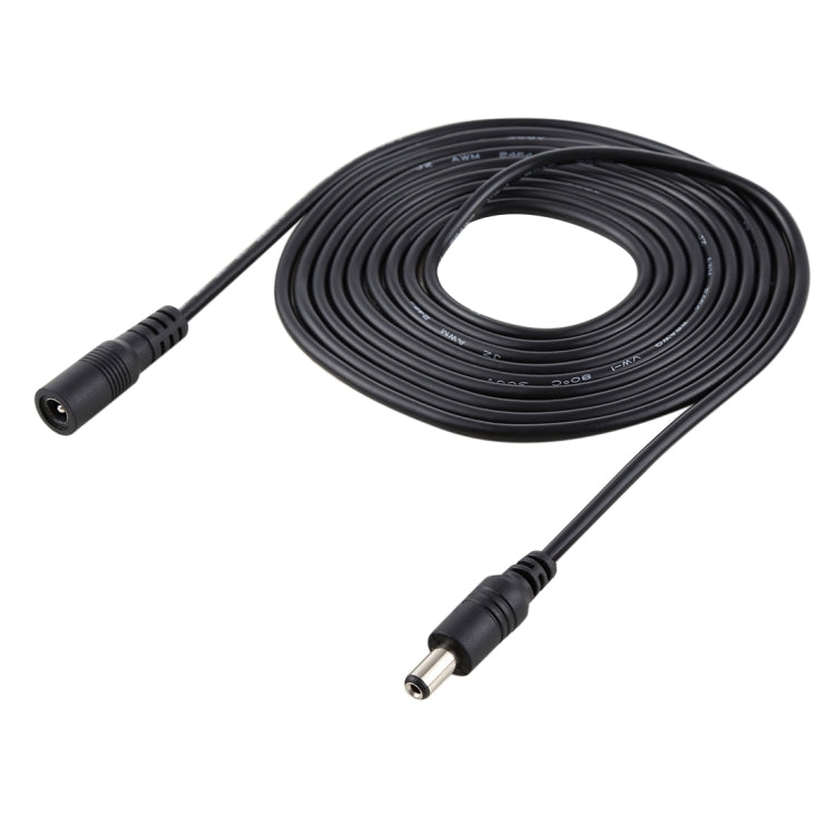 Câble d'extension prise d'alimentation DC femelle vers mâle 5,5 x 2,1 mm 22AWG de 2 m pour ordinateur portable, 2 m 5,5 x 2,1 mm