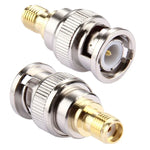 2 raccords BNC mâle vers SMA femelle, mâle vers SMA femelle