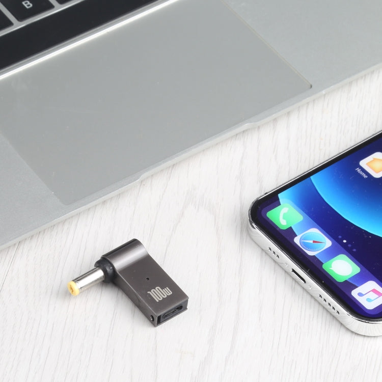 Adaptateur de charge ordinateur 100W USB-C / Type-C femelle vers DC 5,5x1,7 mm mâle pour Acer, Type-C femelle vers DC 5,5x1,7 mm mâle