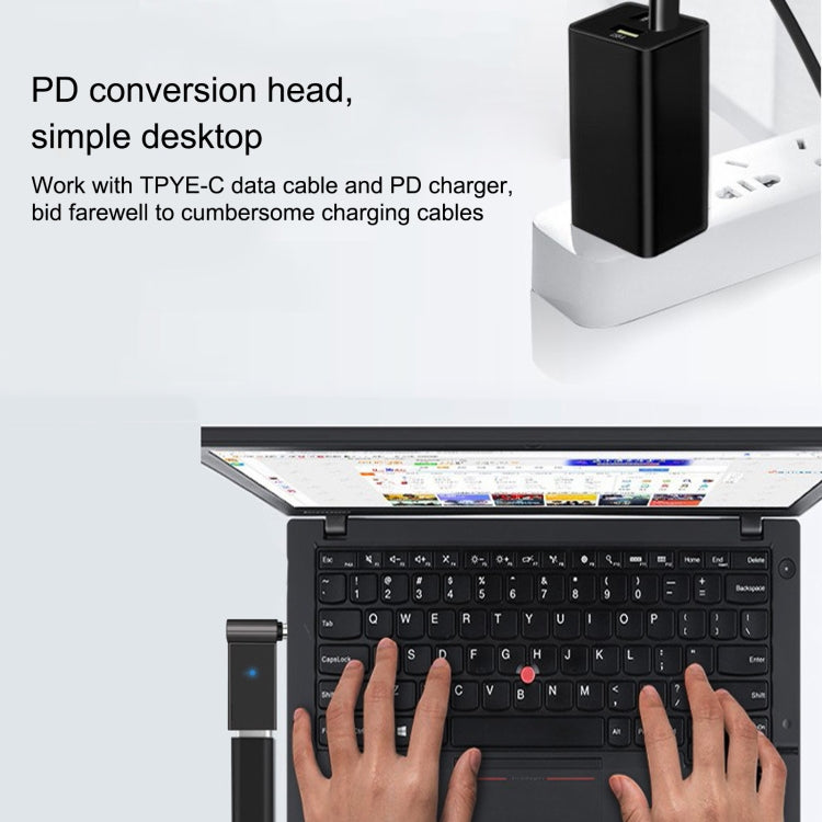 Adaptateur de charge ordinateur 100W USB-C / Type-C femelle vers DC 3.5x1.35mm mâle, Type-C femelle vers DC 3.5x1.35mm mâle