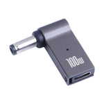 Adaptateur de charge ordinateur 100W USB-C / Type-C femelle vers DC 5.5 x 2.1mm mâle, Type-C femelle vers DC 5.5 x 2.1mm mâle