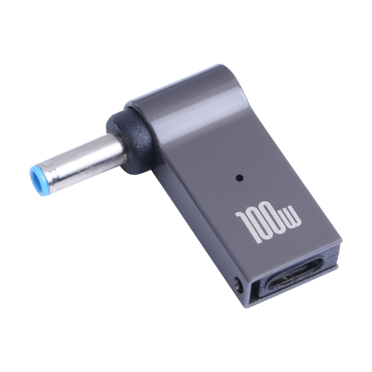 Adaptateur de charge ordinateur 100W USB-C / Type-C femelle vers DC 4.5x3.0mm mâle pour HP, Type-C vers DC 4.5x3.0mm