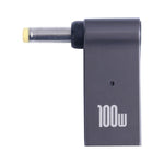 Adaptateur de charge d'ordinateur 100W USB-C / Type-C Femelle vers DC 4.0x1.7mm Mâle pour Lenovo, Type-C Femelle vers DC 4.0x1.7mm Mâle (Jaune)