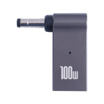 Adaptateur de charge ordinateur 100W USB-C / Type-C femelle vers DC 4.0x1.7mm mâle pour Lenovo, Type-C femelle vers DC 4.0x1.7mm mâle (noir)