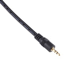 Câble adaptateur audio connecteur mâle 3.5mm vers XLR CANNON mâle 3 broches, tête métallique 30cm, mâle 3.5mm