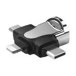 3 In 1 OTG Adapter, USB to Type-C / Micro USB / 8 Pin