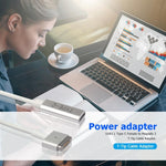 Adaptateur de charge PD 5 broches MagSafe 2 (forme en T) vers USB-C / Type-C, Type-C vers MagSafe 2