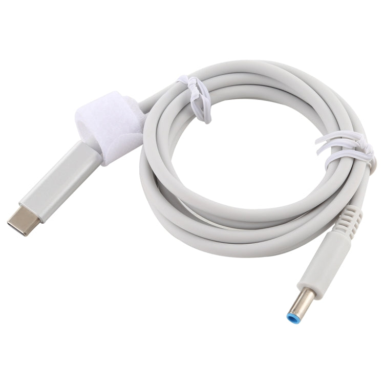 Câble de charge alimentation ordinateur portable HP USB-C / Type-C vers 7.4 x 0.6mm, longueur du câble : environ 1,5 m, Type-C vers 7.4 x 0.6mm