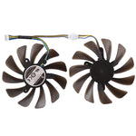 Ventilateur de refroidissement carte graphique VGA 4 broches DC 12V pour Zotac Geforce GTX 1080 Ti GTX 1080Ti AMP Edition, diamètre : 95 mm, paire, diamètre : 95 mm