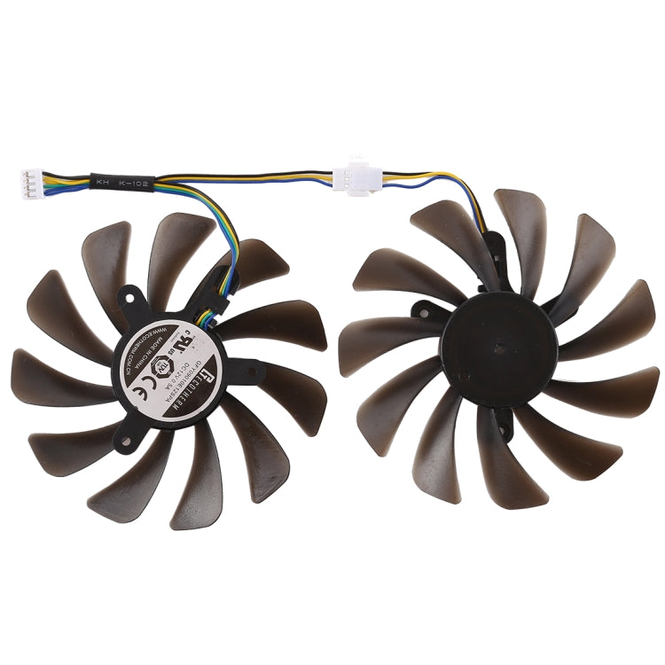 Ventilateur de refroidissement carte graphique VGA 4 broches DC 12V pour Zotac Geforce GTX 1080 Ti GTX 1080Ti AMP Edition, diamètre : 95 mm, paire, diamètre : 95 mm