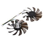 Ventilateur de refroidissement carte graphique VGA 4 broches DC 12V pour Zotac Geforce GTX 1080 Ti GTX 1080Ti AMP Edition, diamètre : 95 mm, paire, diamètre : 95 mm