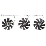 3 ventilateurs de refroidissement pour carte graphique Zotac GTX 1070-8GD5 X-OC, diamètre : 85 mm, 0,5 A, diamètre : 9,5 mm (3 pièces)