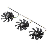 3 ventilateurs de refroidissement pour carte graphique Zotac GTX 1070-8GD5 X-OC, diamètre : 85 mm, 0,5 A, diamètre : 9,5 mm (3 pièces)