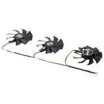 3 ventilateurs de refroidissement pour carte graphique Zotac GTX 1070-8GD5 X-OC, diamètre : 85 mm, 0,5 A, diamètre : 9,5 mm (3 pièces)