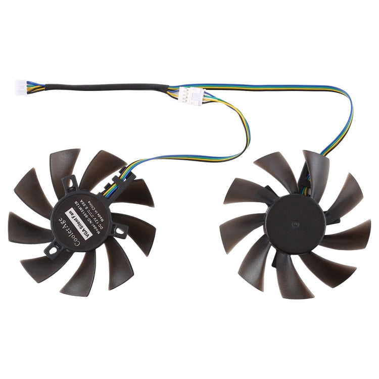 Ventilateur de refroidissement carte graphique 4 broches GFY09010E12SPA pour Zotac GTX 1070 Mini GTX 1060 6GB GTX1060, diamètre : 85 mm, paire, GFY09010E12SPA