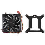 Ventilateur de refroidissement CPU CoolAge 1155-1U DC 12V 2000TR/min 30,5cfm dissipateur en aluminium à roulement hydraulique pour Intel 1150 1156 1151, 1155-1U aluminium