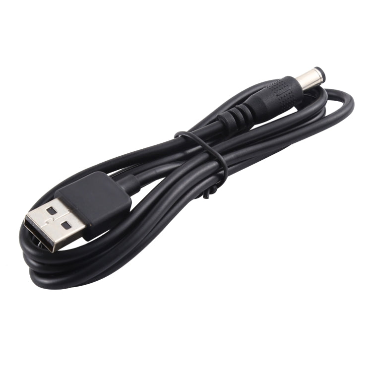 Câble d'alimentation USB 3A vers prise DC 5,5 x 2,1mm, longueur : 1m, USB vers DC 5,5x2,1mm