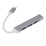 Hub adaptateur multifonction C809 USB 3.0 x 1 + USB 2.0 x 3 vers USB-C / Type-C, C809