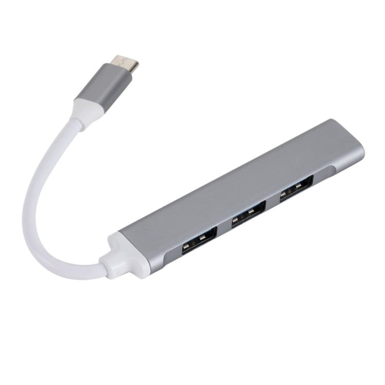 Hub adaptateur multifonction C809 USB 3.0 x 1 + USB 2.0 x 3 vers USB-C / Type-C, C809