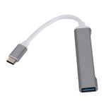 Hub adaptateur multifonction C809 USB 3.0 x 1 + USB 2.0 x 3 vers USB-C / Type-C, C809