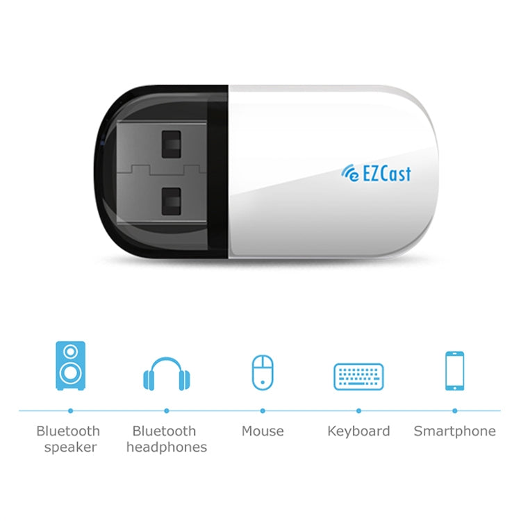 Adaptateur sans fil EZCast EZC-5200BS WiFi double bande 600Mbps + Bluetooth USB 2.0