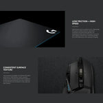 Tapis de souris de jeu e-sport Logitech G440 Hard, Taille : 34 x 28 cm, G440 Hard