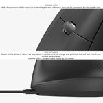 Souris optique verticale ergonomique sans fil Logitech MX Vertical 4000 DPI USB-C / Type-C + Unifying + Bluetooth trois modes, MX Vertical