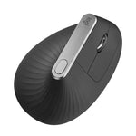 Souris optique verticale ergonomique sans fil Logitech MX Vertical 4000 DPI USB-C / Type-C + Unifying + Bluetooth trois modes, MX Vertical