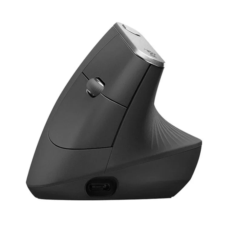 Souris optique verticale ergonomique sans fil Logitech MX Vertical 4000 DPI USB-C / Type-C + Unifying + Bluetooth trois modes, MX Vertical