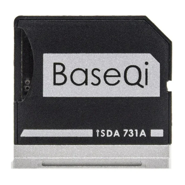 Étui dissimulé en alliage d'aluminium BASEQI pour carte SD haute vitesse, compatible avec l'ordinateur portable Dell XPS 13,3 pouces.