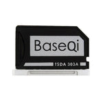 Étui pour carte SD BASEQI 303ASV en alliage d'aluminium dissimulé pour ordinateurs portables Macbook Pro Retina 13,3 pouces