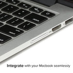 Étui pour carte SD BASEQI 303ASV en alliage d'aluminium dissimulé pour ordinateurs portables Macbook Pro Retina 13,3 pouces