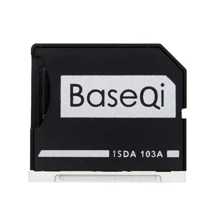 Étui pour carte SD BASEQI en alliage d'aluminium dissimulé pour MacBook Air 13,3 pouces