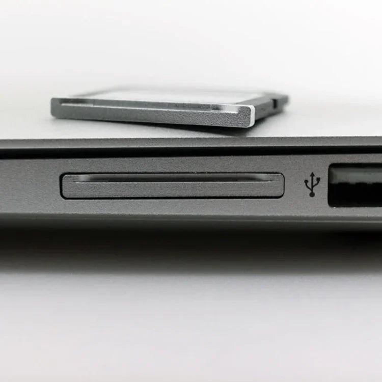Étui pour carte SD BASEQI en alliage d'aluminium dissimulé pour MacBook Air 13,3 pouces