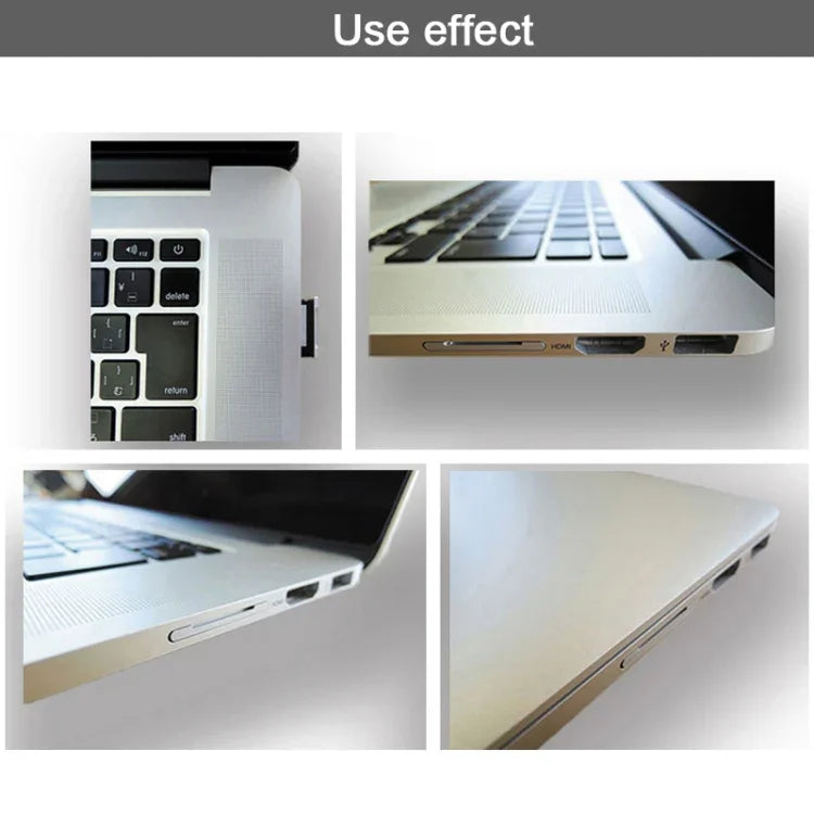 Étui pour carte SD BASEQI en alliage d'aluminium dissimulé pour MacBook Air 13,3 pouces