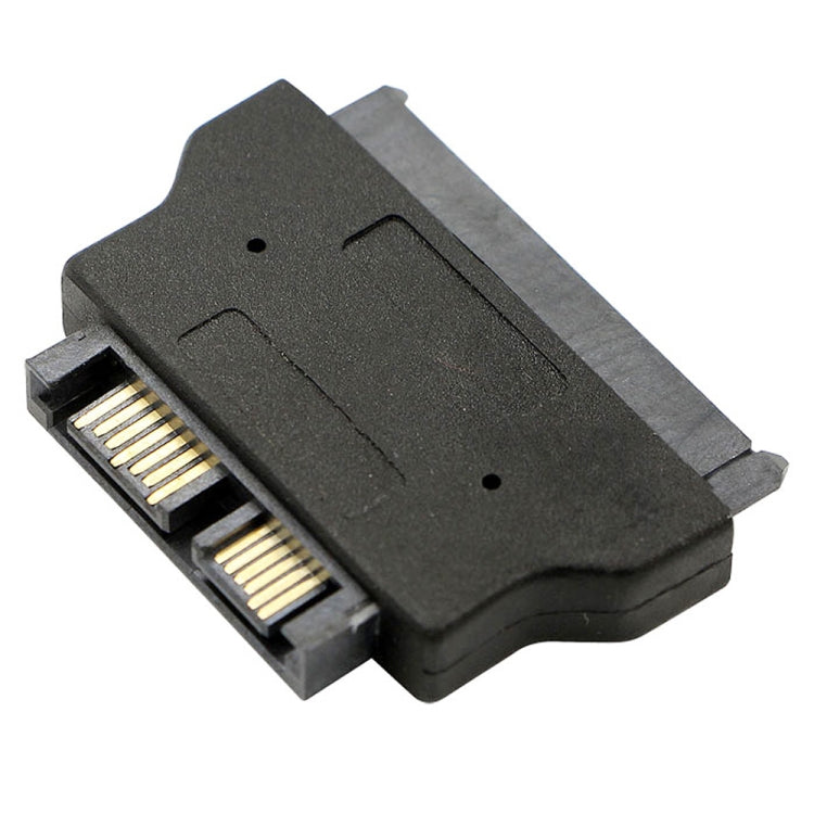 Adaptateur SATA 22 broches femelle vers SATA SLIMLINE 13 broches mâle, SATA 22 broches femelle vers SATA 13 broches