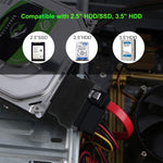 Adaptateur SATA 22 broches femelle vers SATA SLIMLINE 13 broches mâle, SATA 22 broches femelle vers SATA 13 broches